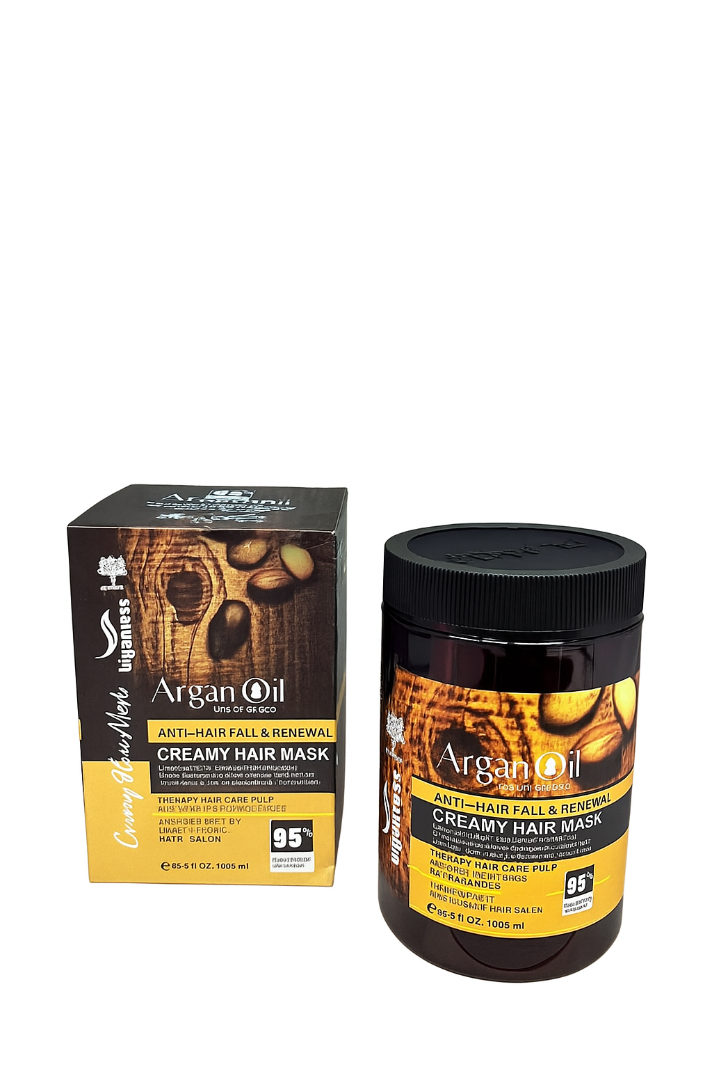 IMG_9121 ماسک مو آرگان ترمیم کننده فاقد سولفات لایتنس 1000 میل LIGHTNESS - تصویر 1