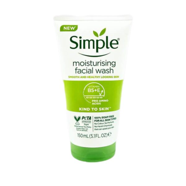 شوینده مرطوب کننده سیمپل