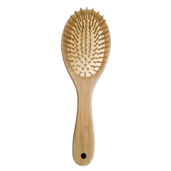 برس مو چوبی بامبو بیضی سایز بزرگ