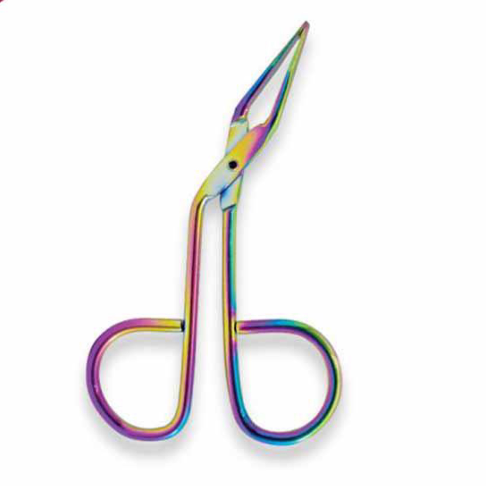 IMG_0985 موچین قیچی سر کج تیتانیوم - تصویر 1