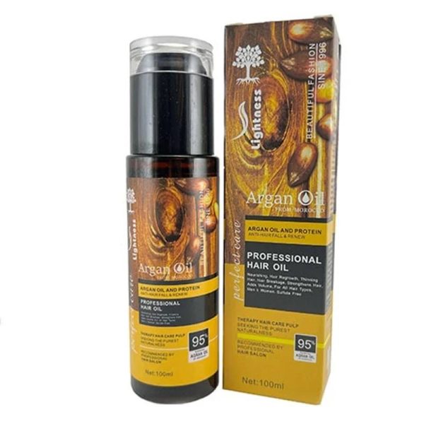 روغن مو لایتنس مدل آرگان حجم 100 میلی لیتر