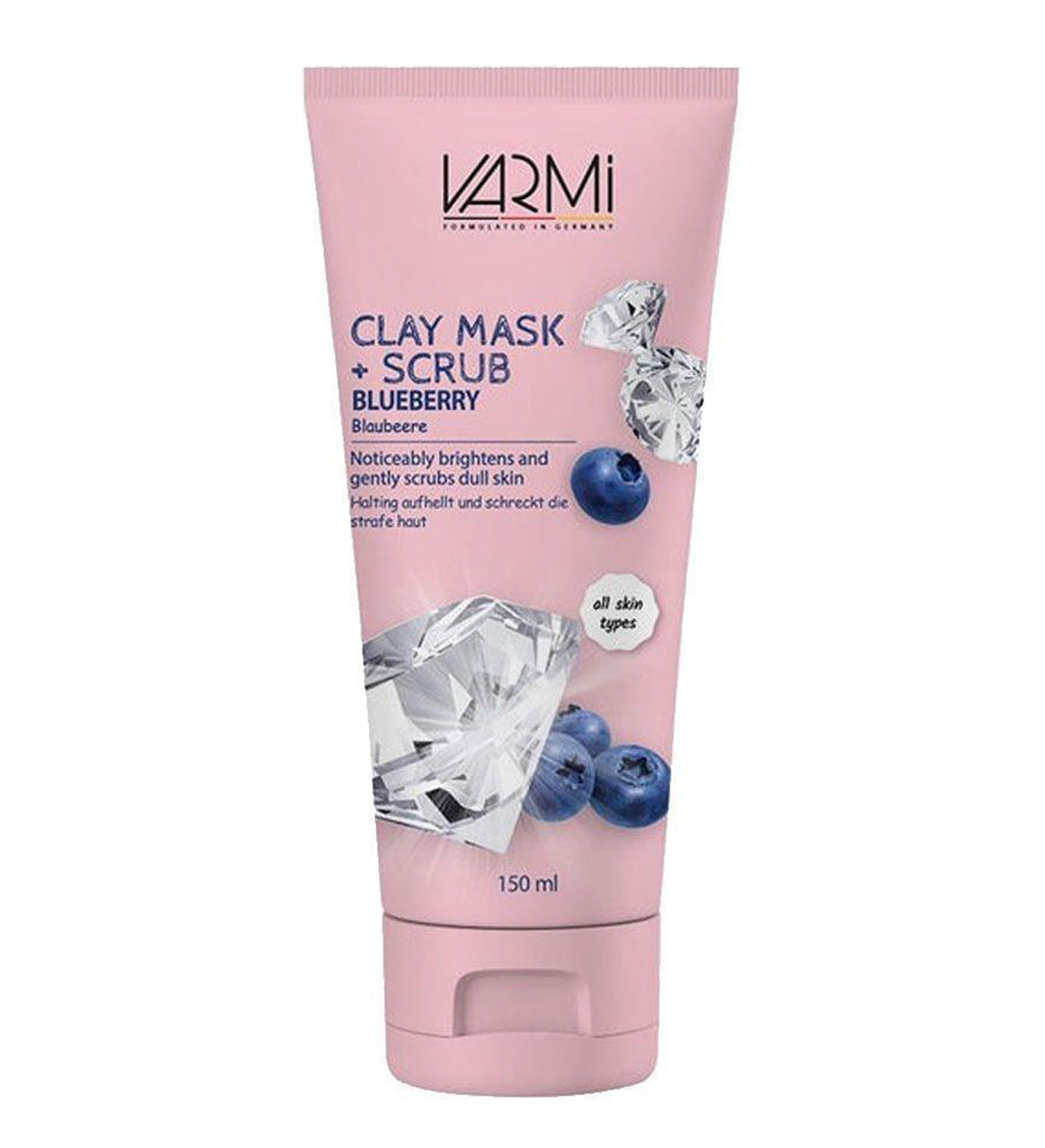 1685b28cd1dc4c438de60d8954746e3f ماسک خاک رس و اسکراب بلوبری وارمی - تصویر 1