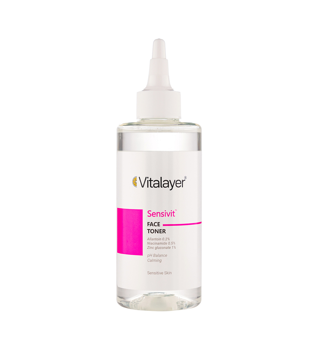 vitalayer-sensivit-face-toner-for-sensitive-skins-200ml-khanoumi-(2)-20231121103954880 تونر پاک کننده صورت ویتالیر مدل Sensivit مناسب پوست حساس - تصویر 1