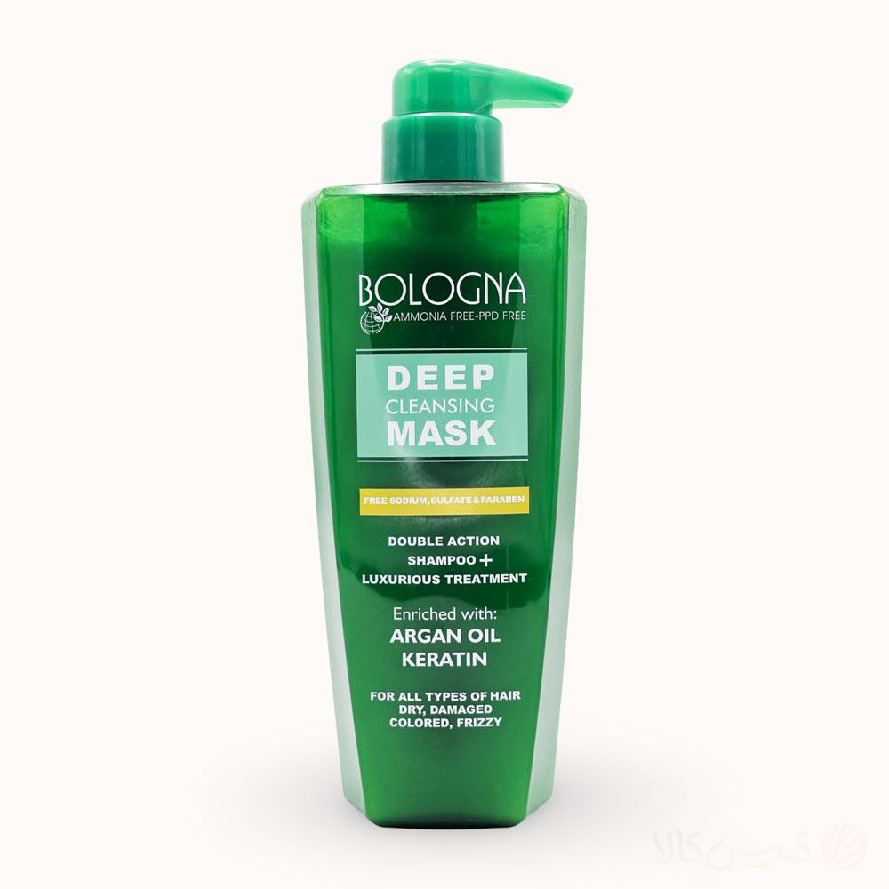 شامپو-و-ماسک-مو-دبل-اکشن-بولونیا-500-میل2 شامپو و ماسک مو دبل اکشن بلونیا - تصویر 1